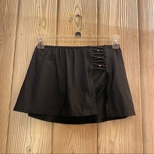 TIME AND TRU - Black Swimsuit Skirt Bottoms